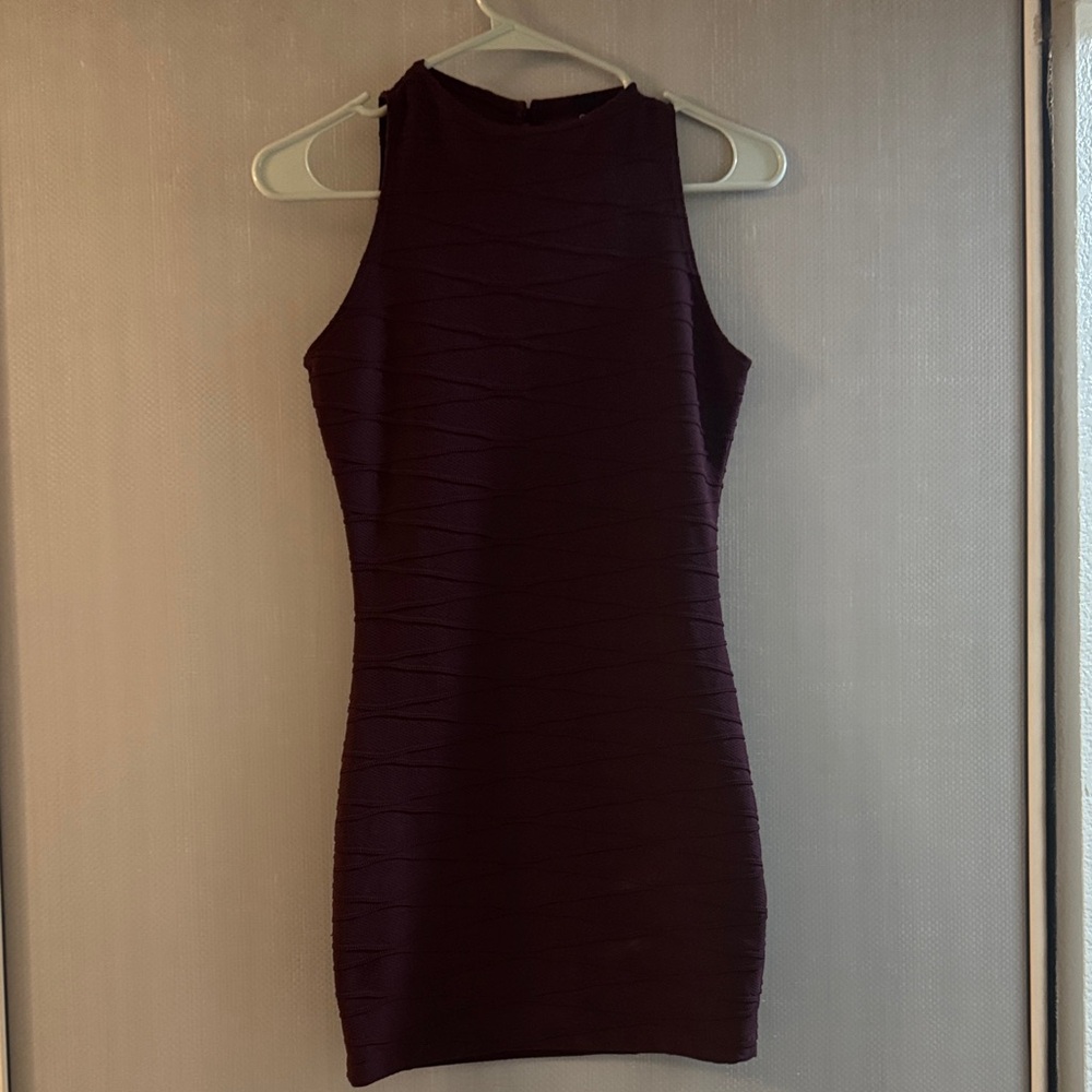 Windsor Deep Purple Mini Dress